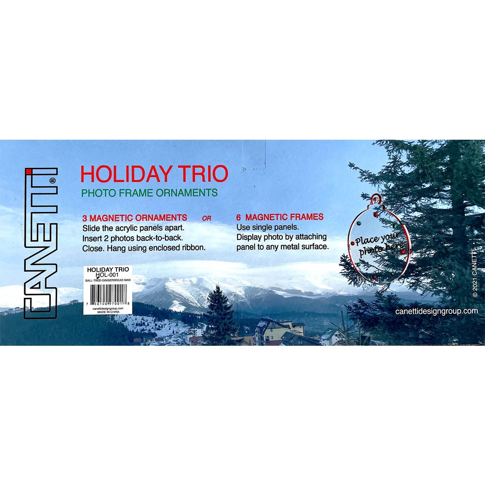 Acrylic Magnet Frame Holiday Theme Ornaments