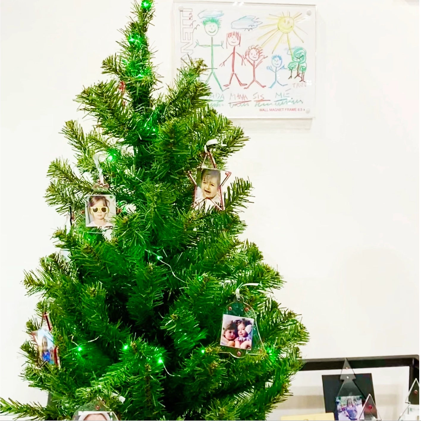 Acrylic Magnet Frame Holiday Theme Ornaments