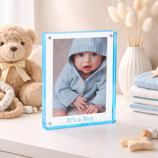 Celebration Frame - Engraved with It's A Boy