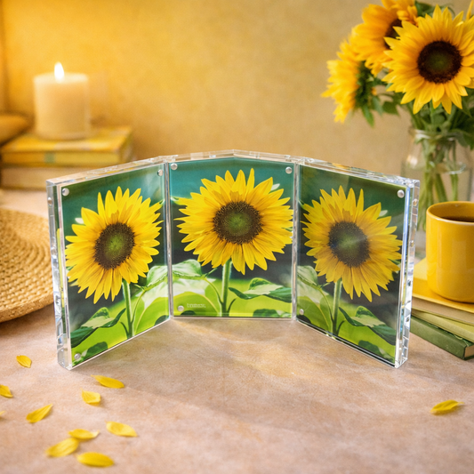 Triple Magnet Frame: 6 Photos Total