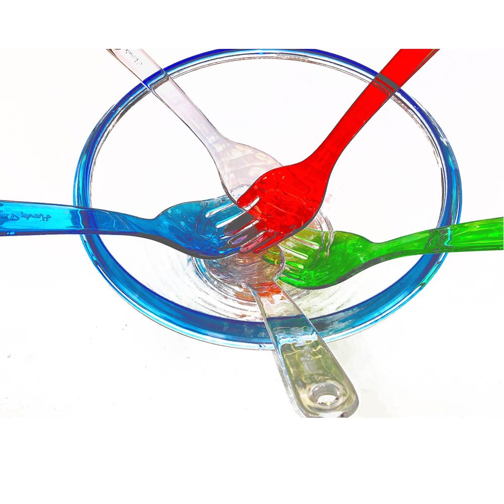 Handy Tossers - Colorful Acrylic Salad Tossers
