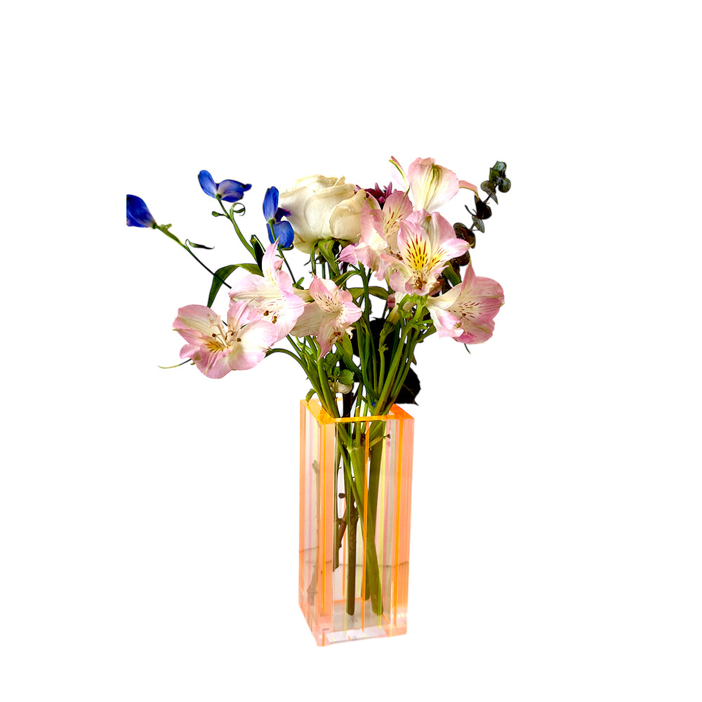 Canetti Colorful Bouquet Vase in Yellow/Orange
