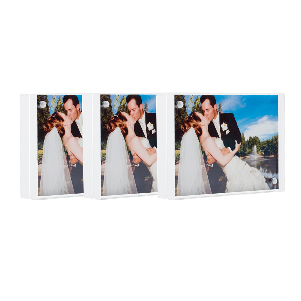 5" x 7" Frost Edge Magnet Frame - Set of 3