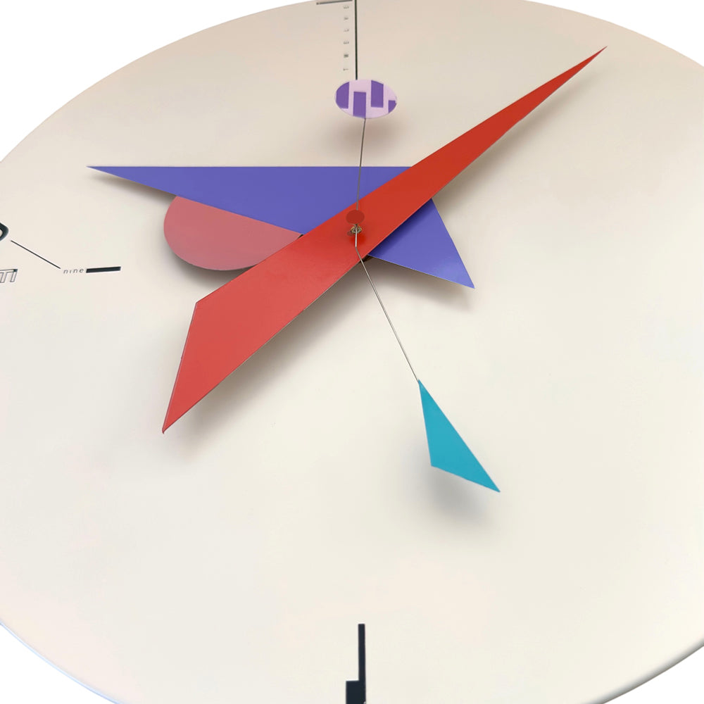 The Icon Wall Clock in Pink
