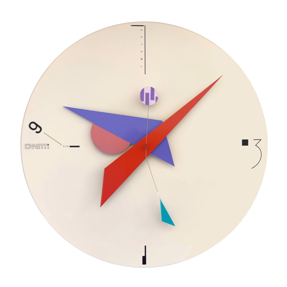 The Icon Wall Clock in Pink
