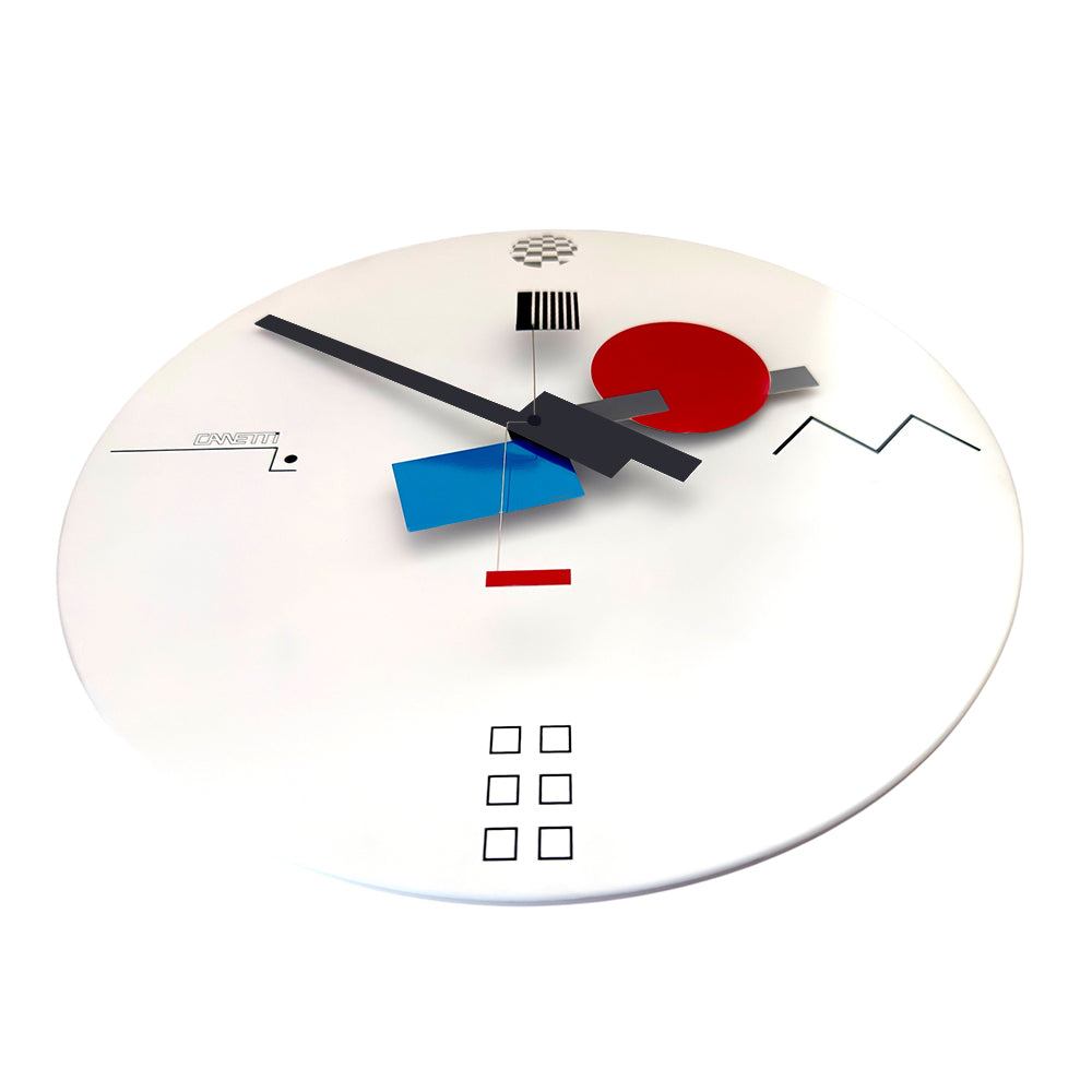 The Icon Wall Clock in White