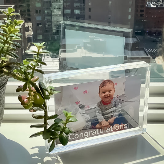 Celebration Frame - Engraved with Congratulations