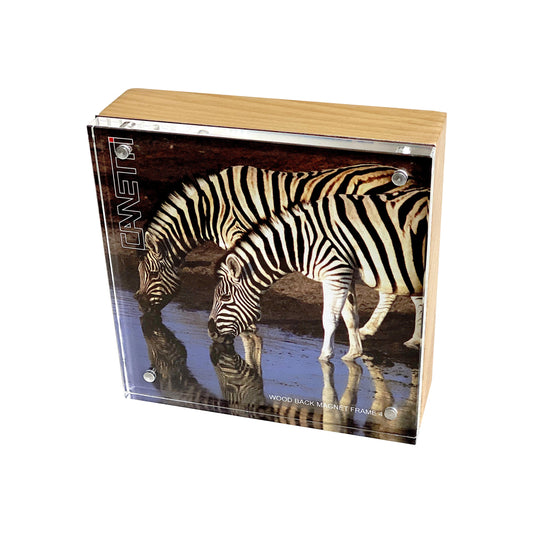 Wood Back Magnet Frame in Natural