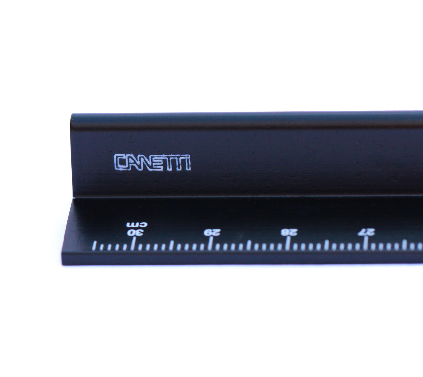 Artist Ruler and Paperweight in Black - 12" and 6"