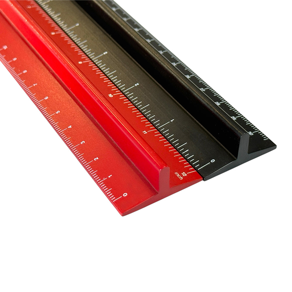 Professional Artist Ruler and Paperweight - 12" and 6"