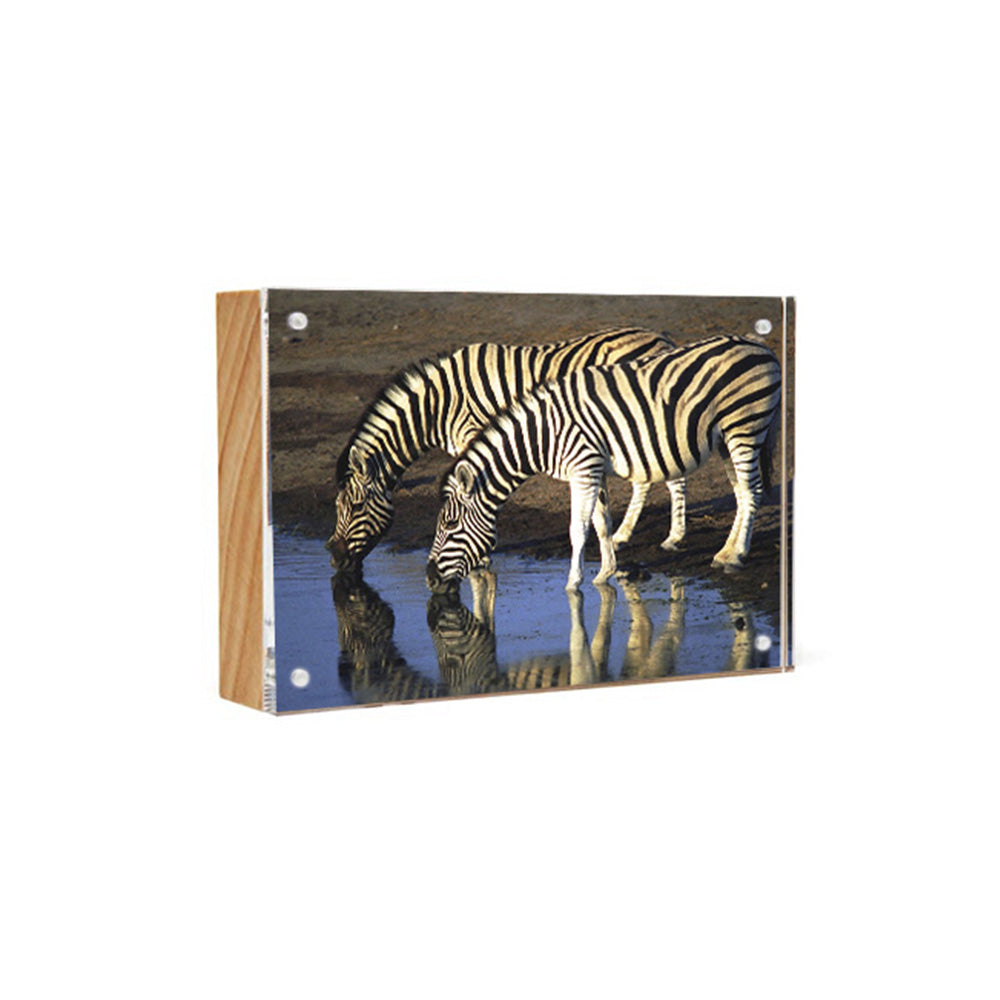 Wood Back Magnet Frame in Natural
