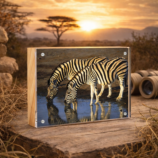 Wood Back Magnet Frame in Natural