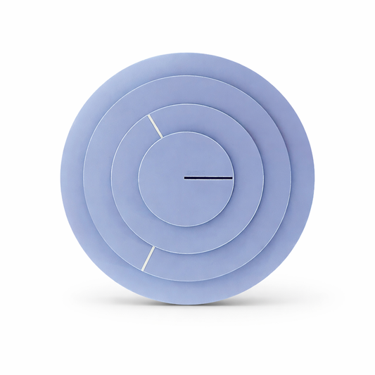 Canetti Space Wall Clock in Purple