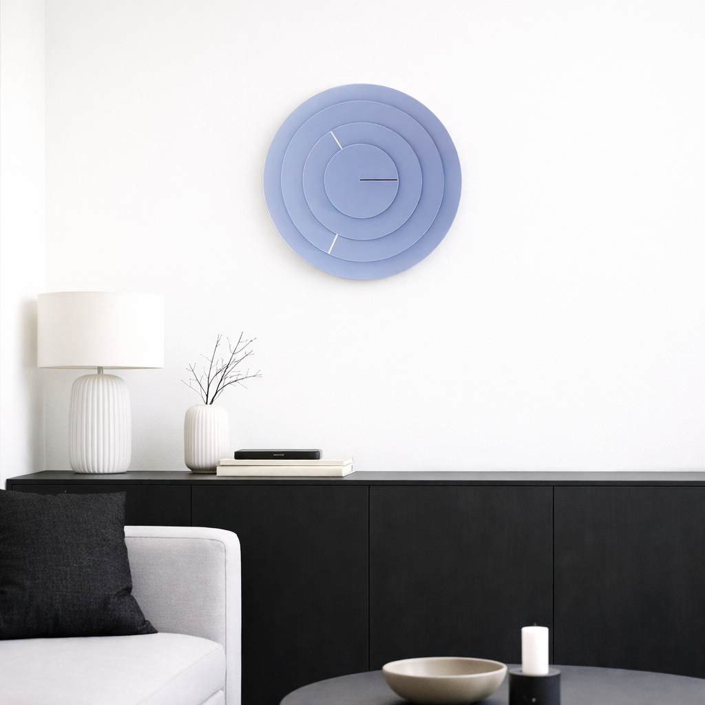 Canetti Space Wall Clock in Purple