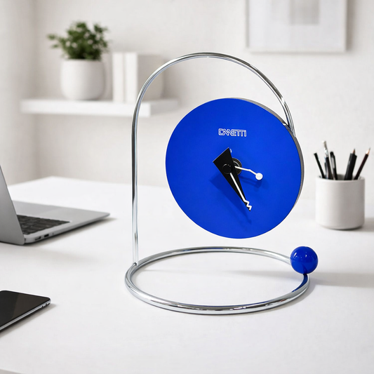 Monk Desk Clock in Blue