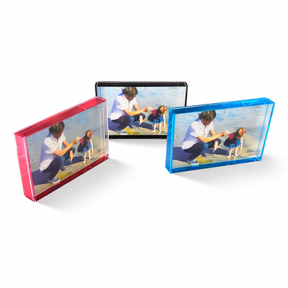 Frame-in-Frame Color Edge: Rose, Aqua, Graphite