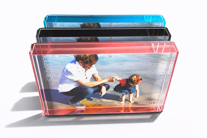 Frame-in-Frame Color Edge: Rose, Aqua, Graphite