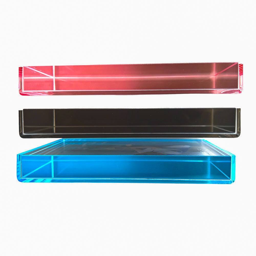 Frame-in-Frame Color Edge: Rose, Aqua, Graphite