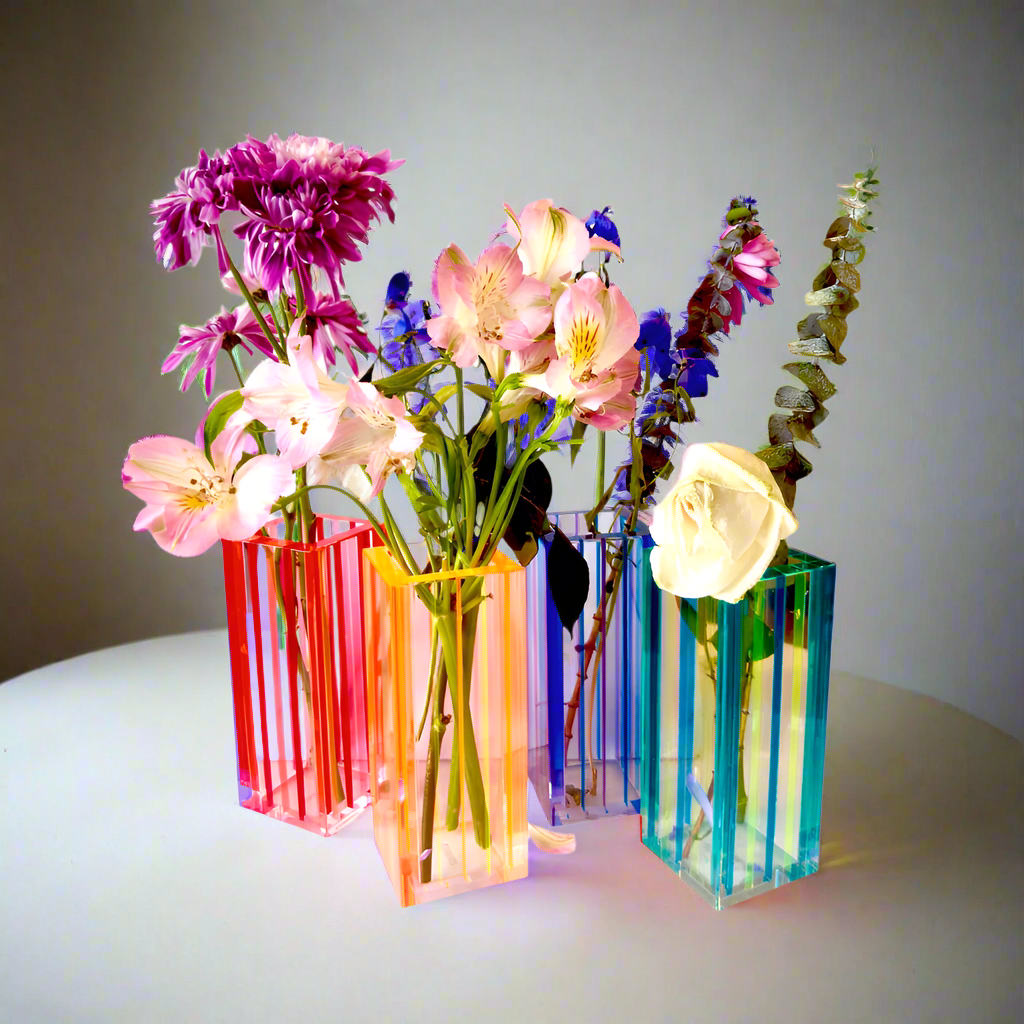 Canetti Colorful Bouquet Vase in Yellow/Orange