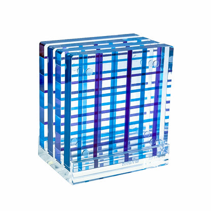 Canetti Colorful Coasters - Set of 4 in Blue/Purple