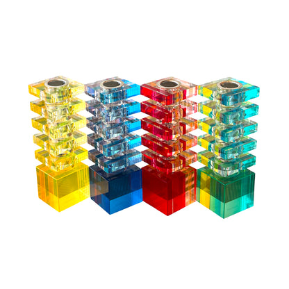 Combination Candleholder + Bud Vase Tower