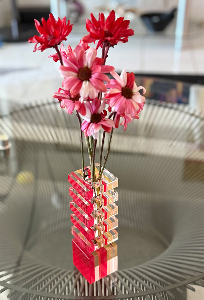 Combination Candleholder + Bud Vase Tower