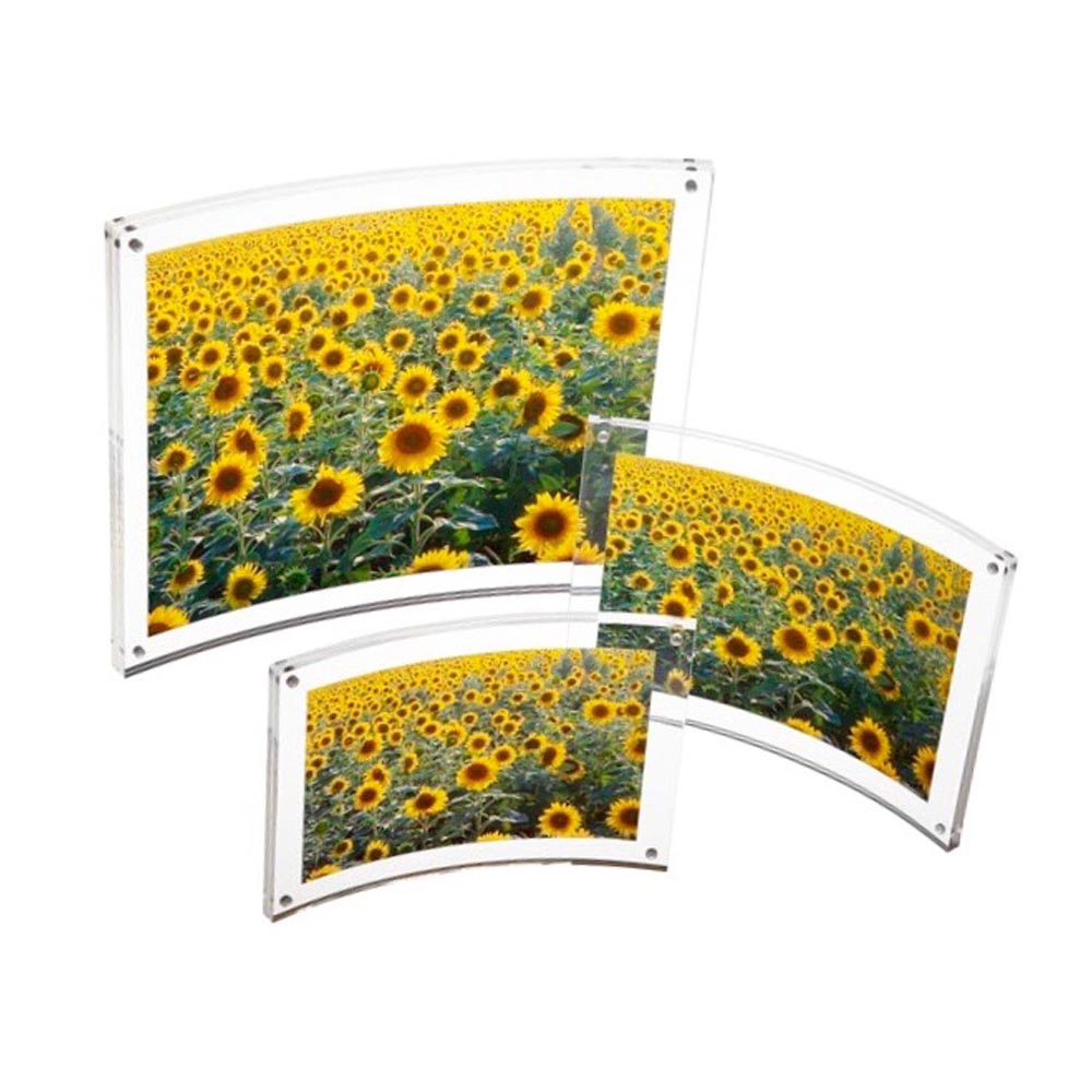 Magnet Collection Frame Set of 3 Curved Magnet Frames by Canetti – Canetti Design Group