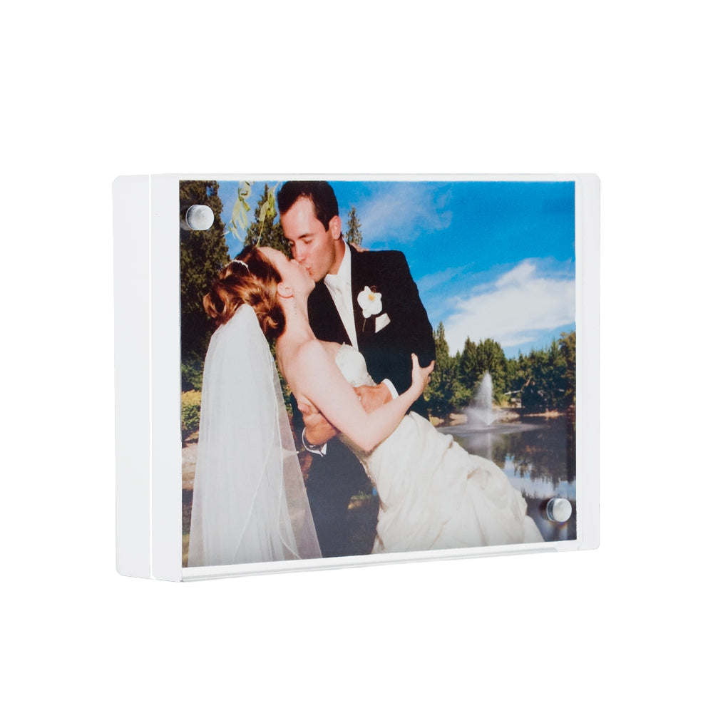 Color Edge Magnet Frame: Gold, Silver, Frosted