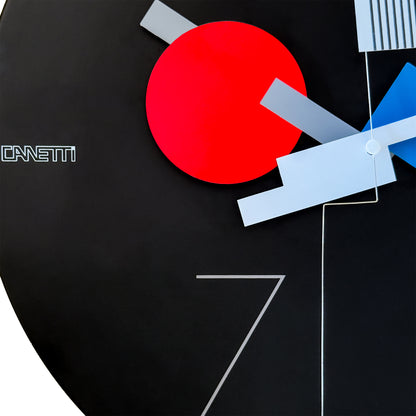 The Icon Wall Clock in Black