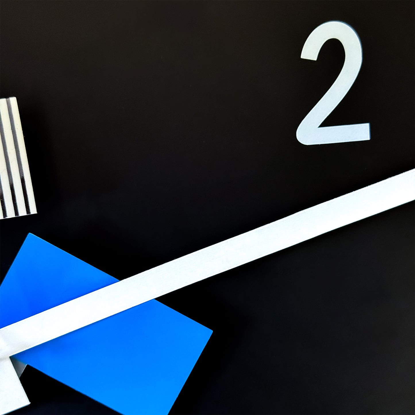 The Icon Wall Clock in Black