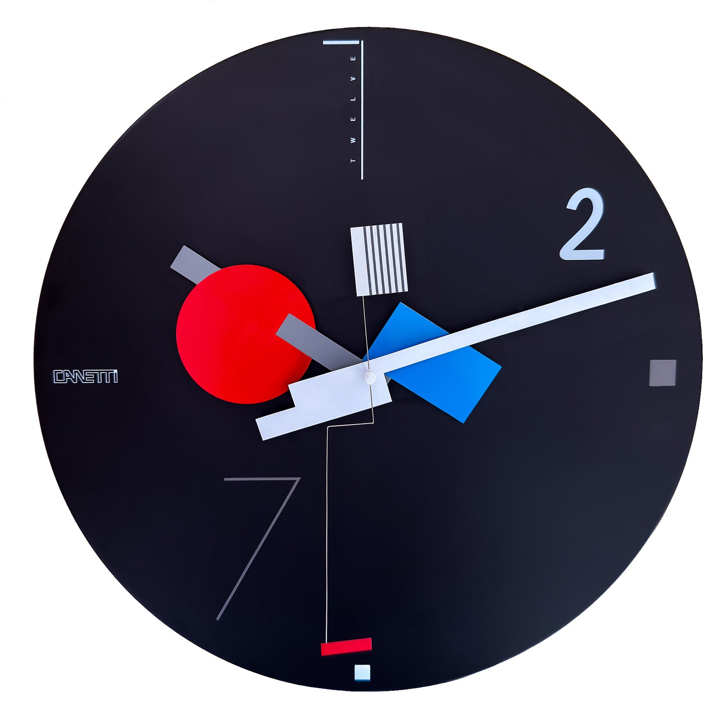 The Icon Wall Clock in Black