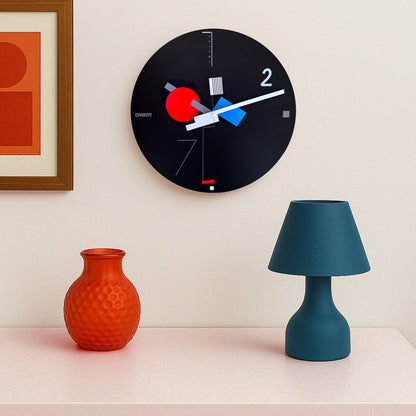 The Icon Wall Clock in Black