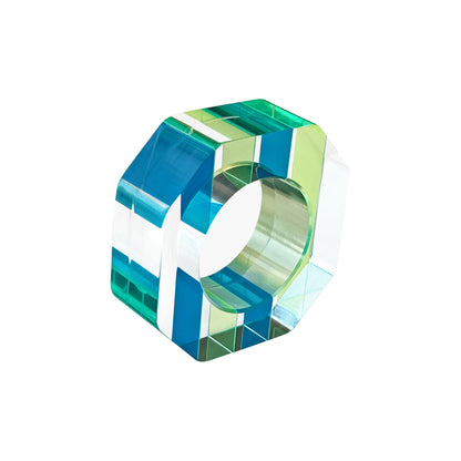 Multi Shape Acrylic Napkin Rings - Sets of 4