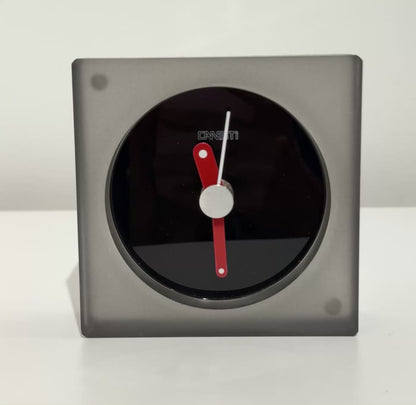 The Original Square Acrylic Clock in Graphite