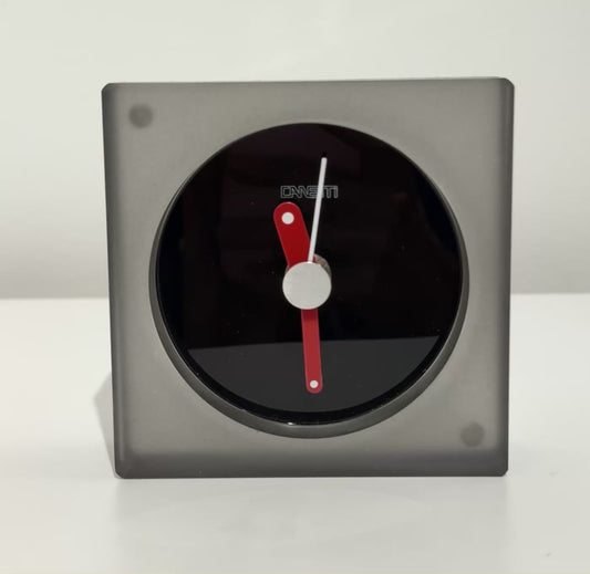 The Original Square Acrylic Clock in Graphite
