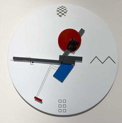 The Icon Wall Clock in White