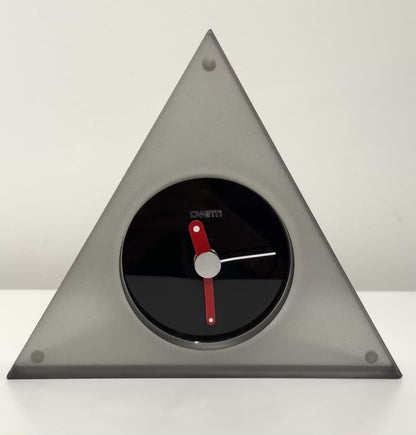 The Original Triangle Acrylic Clock in Graphite