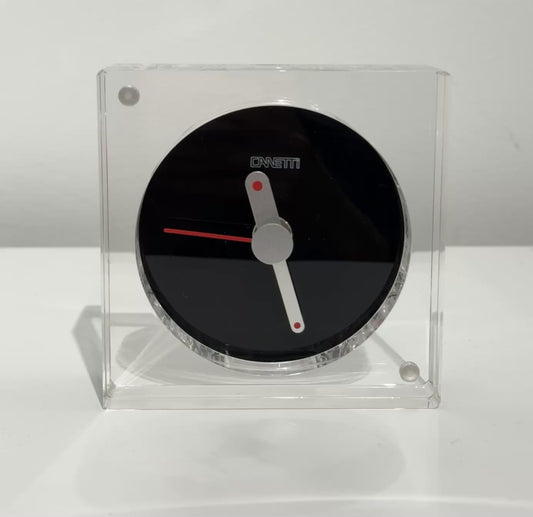 The Original Square Acrylic Clock in Clear