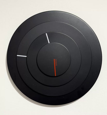 Canetti Space Wall Clock in Black