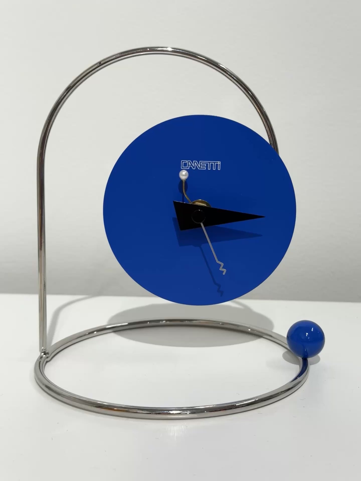 Monk Desk Clock in Blue by Canetti – Canetti Design Group