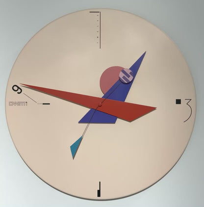 The Icon Wall Clock in Pink