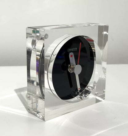 The Original Square Acrylic Clock in Clear