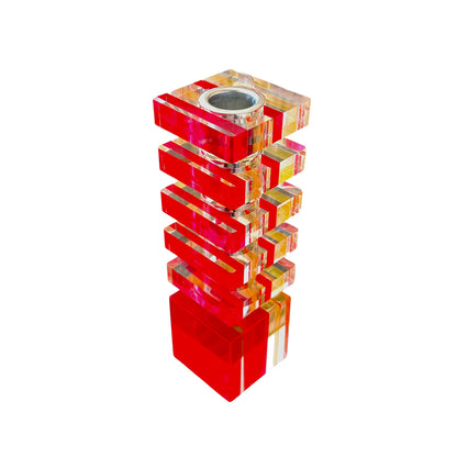 Combination Candleholder + Bud Vase Tower