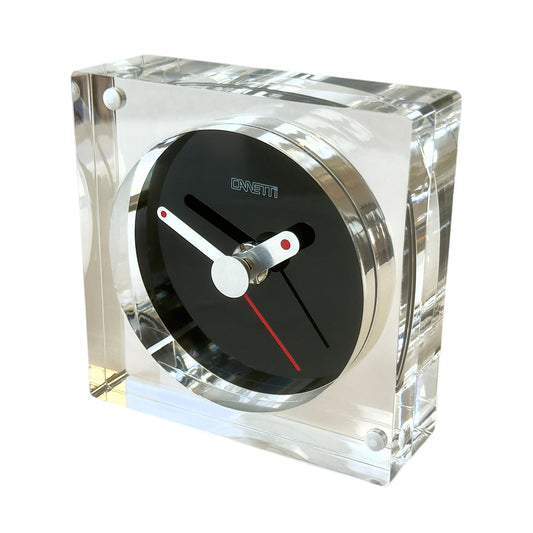 The Original Square Acrylic Clock in Clear