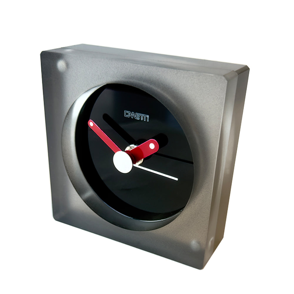 The Original Square Acrylic Clock in Graphite