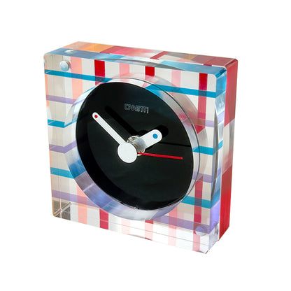 The Original Square Acrylic Clock in Colorful Layers