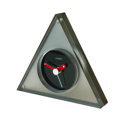 The Original Triangle Acrylic Clock in Graphite